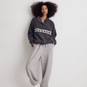 Madewell (Re)sourced Sherpa Popover Top XXS